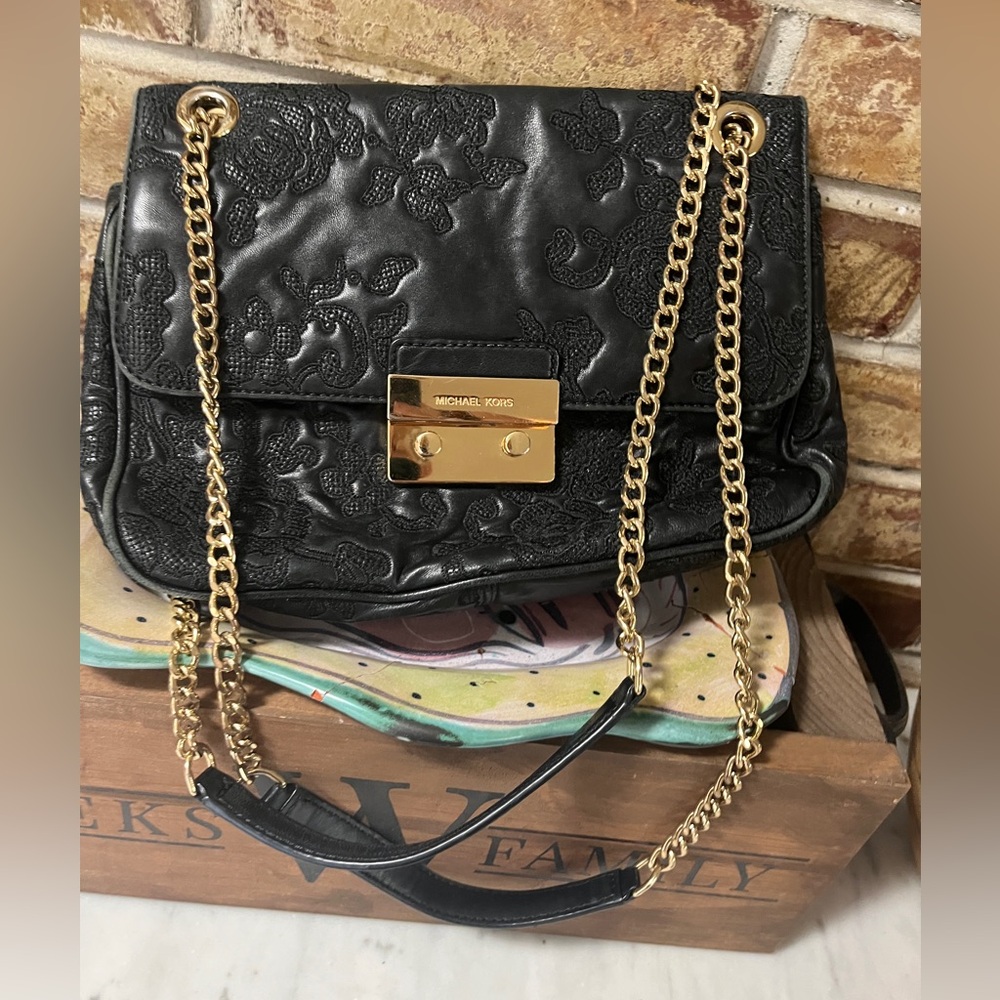 Michael Kors Sloan Bag with Gold Chain